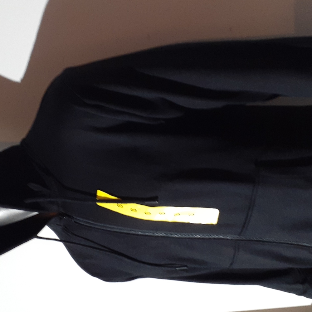 NWT Eddie Bauer Zip Front Hooded Sweatshirt - Small, Medium, XXL - Black - Picture 6 of 7